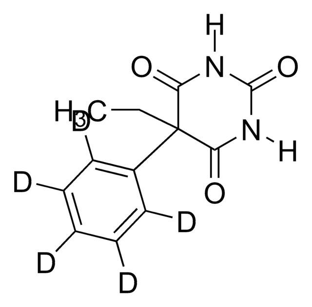 苯巴比妥-D5 （环） (deuterium label on ring), 1.0&#160;mg/mL in methanol, ampule of 1&#160;mL, certified reference material, Cerilliant&#174;