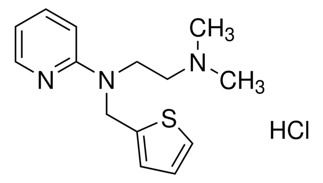 Methapyrilene hydrochloride solution 1&#160;mg/mL in methanol, certified reference material, ampule of 1&#160;mL, Cerilliant&#174;