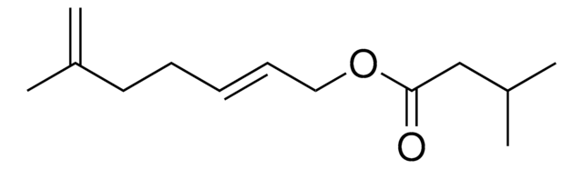 (2E)-6-METHYL-2,6-HEPTADIENYL 3-METHYLBUTANOATE AldrichCPR