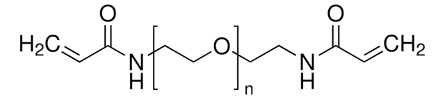 聚乙二醇二丙烯酰胺 average Mn 3,700, contains &#8804;1,500&#160;ppm HQ as inhibitor