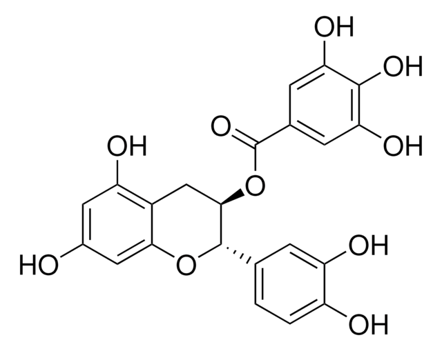 (&#8722;)-儿茶素没食子酯酸 &#8805;98% (HPLC), from green tea