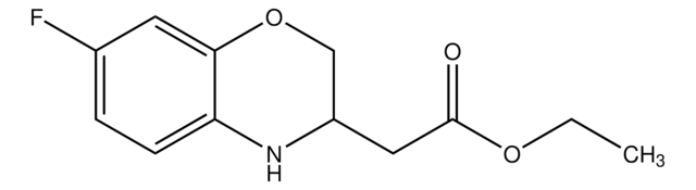 Ethyl (7-fluoro-3,4-dihydro-2H-1,4-benzoxazin-3-yl)acetate AldrichCPR