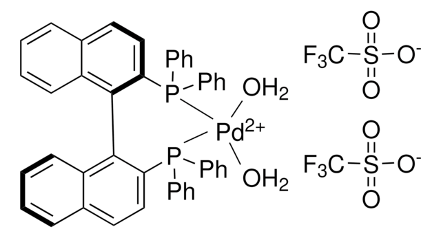 [(R)-(+)-2,2&#8242;-Bis(diphenylphosphino)-1,1&#8242;-binaphthyl]-diaquo-palladium(II) bis(triflate)