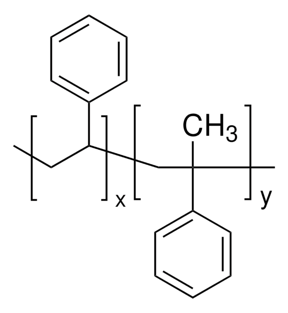 Poly(styrene-co-&#945;-methylstyrene) melt viscosity 100&#160;poise&#160;(161&#160;°C)