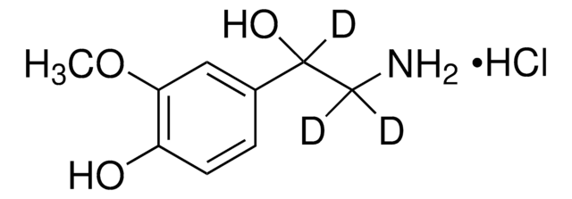 (±)-Normetanephrine-D3 hydrochloride solution 100&#160;&#956;g/mL in methanol (as free base), ampule of 1&#160;mL, certified reference material, Cerilliant&#174;