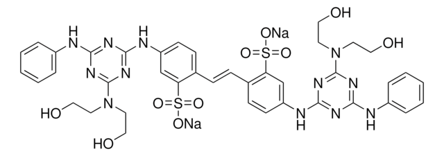 Fluorescent Brightener 28 disodium salt solution used as a stain and brightening agent