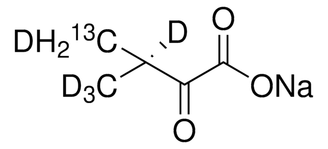 2-Keto-3-(methyl-13C,d1)-butyric-3,4,4,4-d4 acid sodium salt 98 atom % D, 99 atom % 13C, 97% (CP)