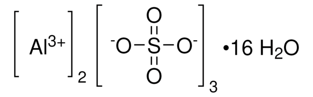 硫酸铝 十六水合物 ACS reagent, 98.0-102.0% (as the labeled hydrate)