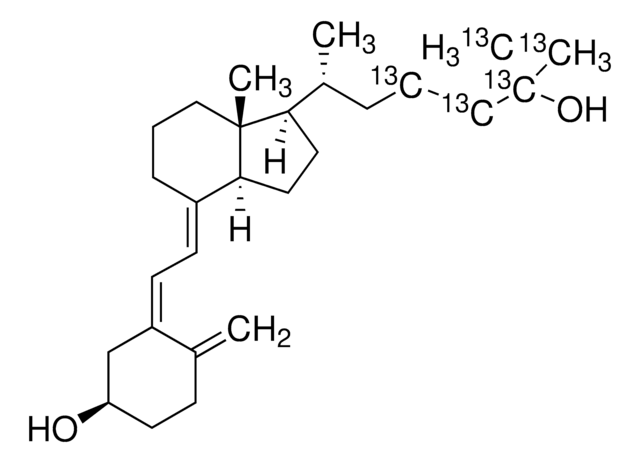 3-epi-25-hydroxyvitamin D3-(23,24,25,26,27-13C5) solution 50&#160;&#956;g/mL in ethanol, &#8805;98 atom % 13C, &#8805;95% (CP)