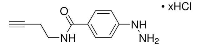 N-(But-3-yn-1-yl)-4-hydrazineylbenzamide hydrochloride