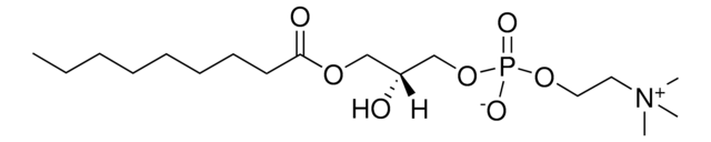 09:0 Lyso PC 1-nonanoyl-2-hydroxy-sn-glycero-3-phosphocholine, chloroform