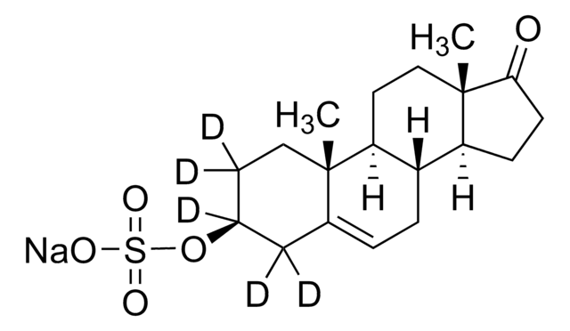 脱氢表雄酮-D5-3-硫酸钠标准液(DHEAS-D5)(2,2.3,4,4,-D5) 钠盐 溶液 100&#160;&#956;g/mL in methanol (as free sulfate), ampule of 1&#160;mL, certified reference material, Cerilliant&#174;