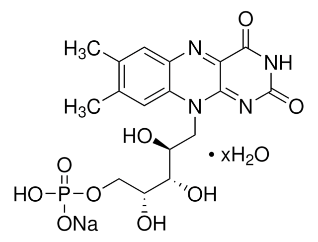 核黄素 5'-单磷酸盐 钠盐 水合物 synthetic, &#8805;70% (HPLC)