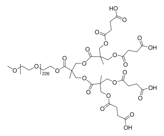 Poly(ethylene glycol) linear dendron carboxyl terminated, PEG Mn 10,000, generation 2