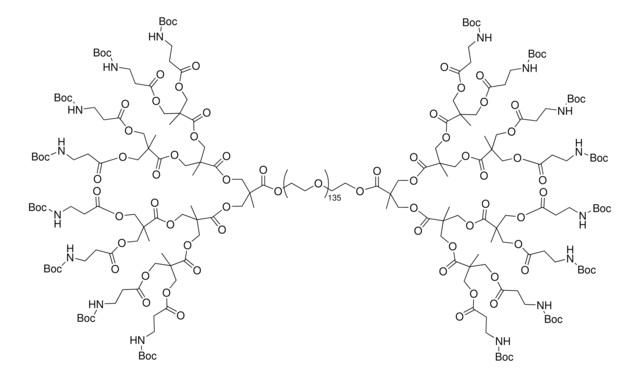 Poly(ethylene glycol) linear dendrimer NHBoc terminated, PEG Mn 6000, generation 3