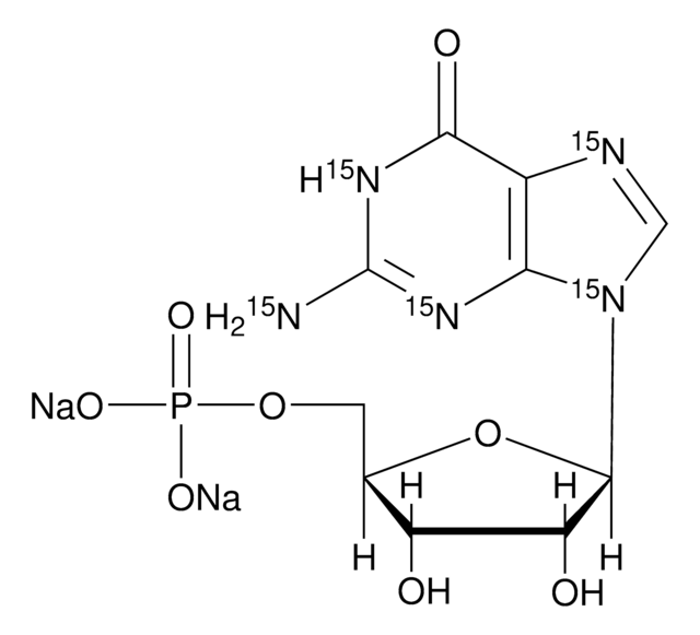 鸟苷-15N5-5′-单磷酸 钠盐 &#8805;98 atom % 15N, &#8805;95% (CP)