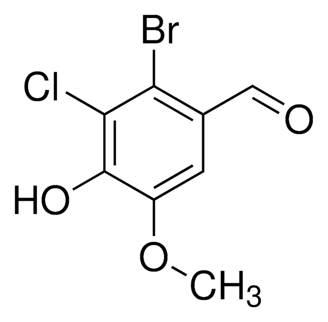 2-Bromo-3-chloro-4-hydroxy-5-methoxybenzaldehyde AldrichCPR