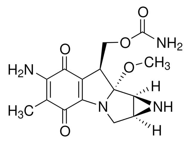 Mitomycin C from Streptomyces caespitosus powder, contains NaCl as solubilizer