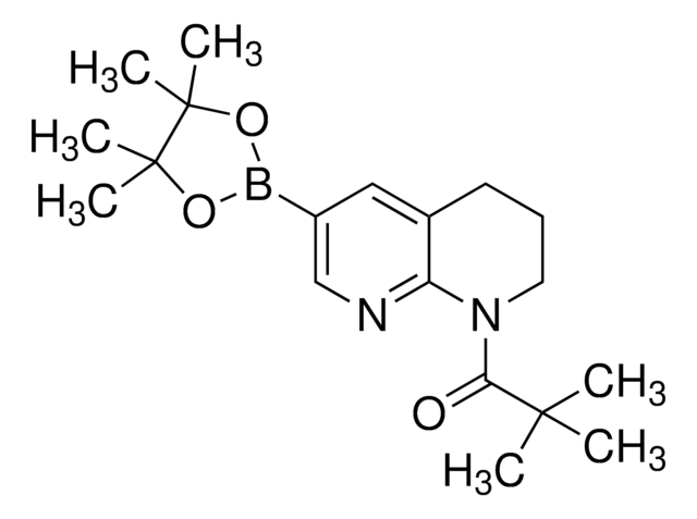 2,2-Dimethyl-1-(6-(4,4,5,5-tetramethyl-1,3,2-dioxaborolan-2-yl)-3,4-dihydro-1,8-naphthyridin-1(2H)-yl)propan-1-one AldrichCPR