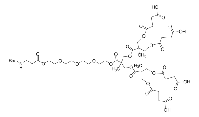 Polyester bis-MPA dendron no. Surface Groups 4, carboxyl, 1 NHBoc (core), generation 2