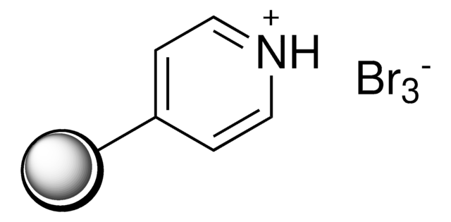 Pyridinium tribromide polymer-bound extent of labeling: ~2&#160;mmol/g Br3 loading